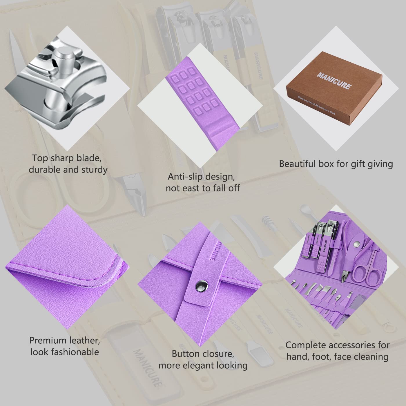 Manicure & Pedicure Kit – Premium Stainless Steel Nail Care Set
